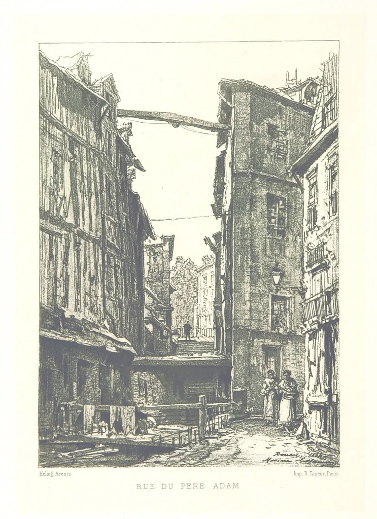 An illustration from Rouen pittoresque ... Dessins par M. Lalanne. Texte par Allais, C. de Beaurepaire, Dubosc, Félix, Hédou, H. de Lapommeraye, 1886, leaf 90