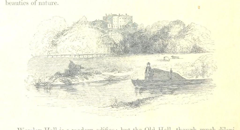 An illustration from The Pictorial History of the County of Lancaster, etc, 1844, leaf 102