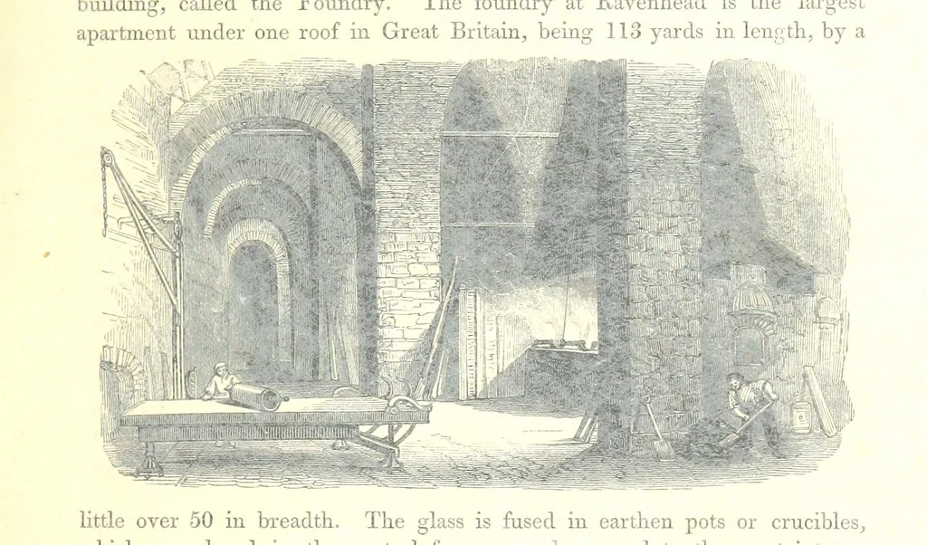 An illustration from The Pictorial History of the County of Lancaster, etc, 1844, leaf 107
