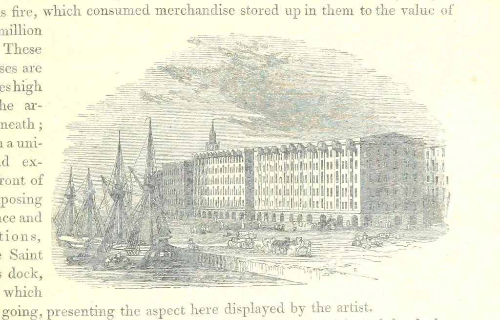 An illustration from The Pictorial History of the County of Lancaster, etc, 1844, leaf 119