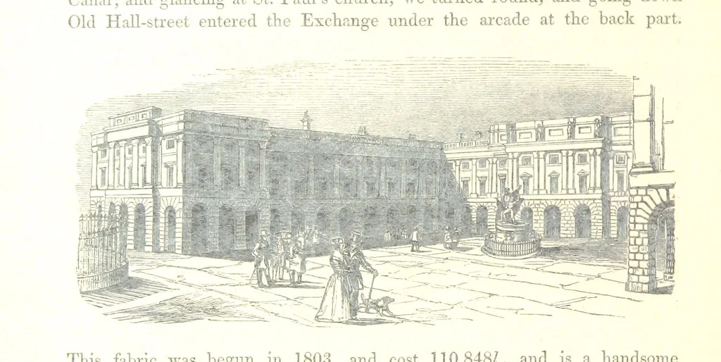 An illustration from The Pictorial History of the County of Lancaster, etc, 1844, leaf 124