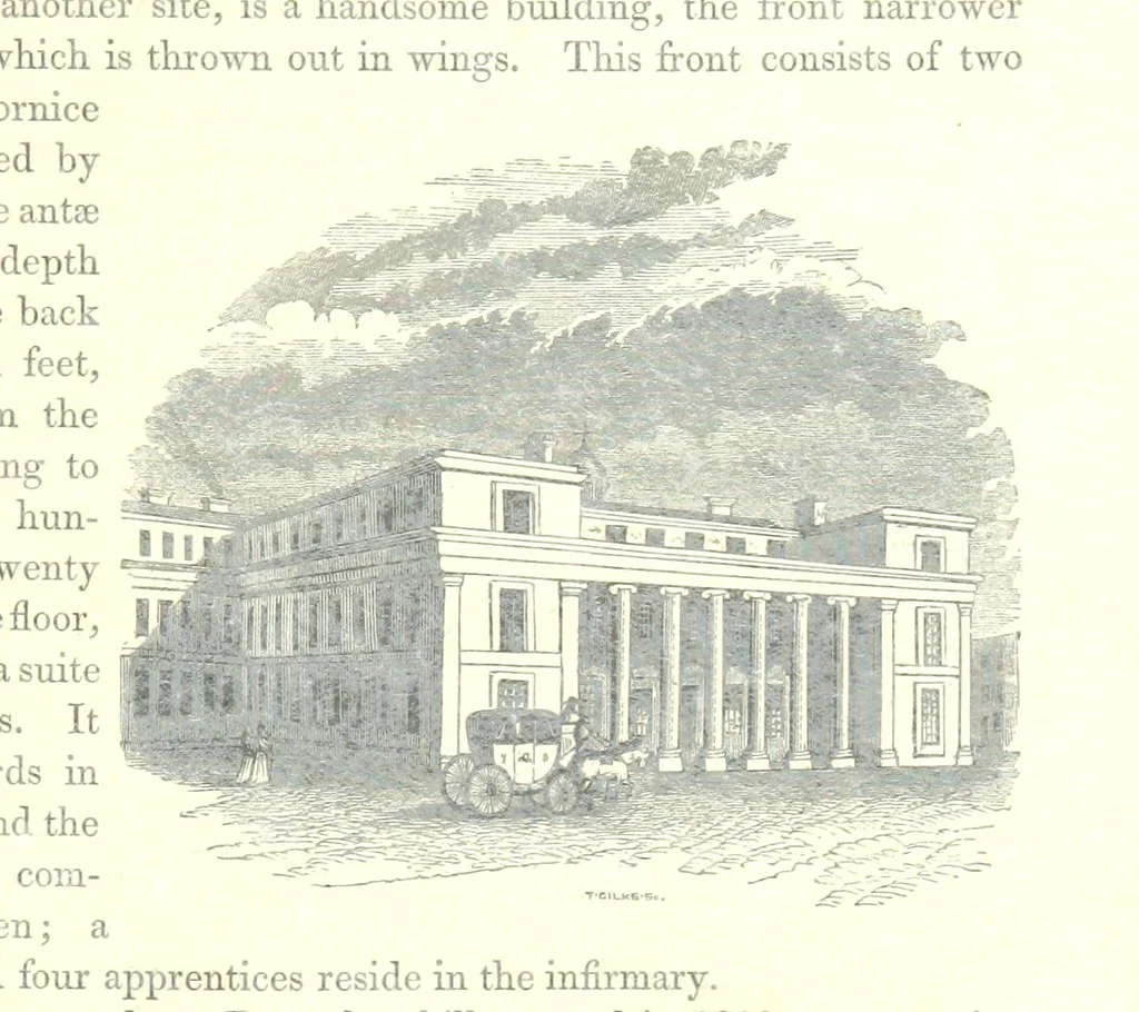 An illustration from The Pictorial History of the County of Lancaster, etc, 1844, leaf 131