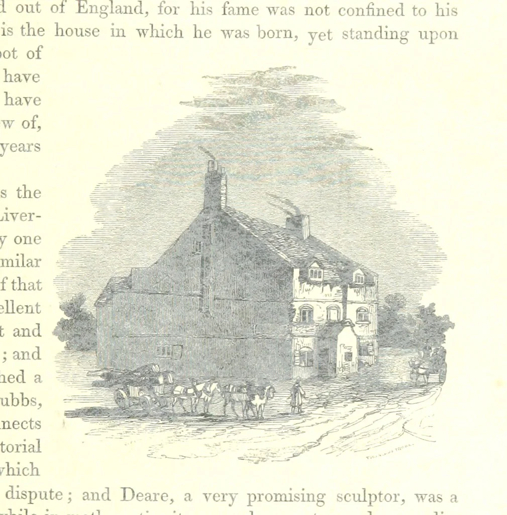 An illustration from The Pictorial History of the County of Lancaster, etc, 1844, leaf 141
