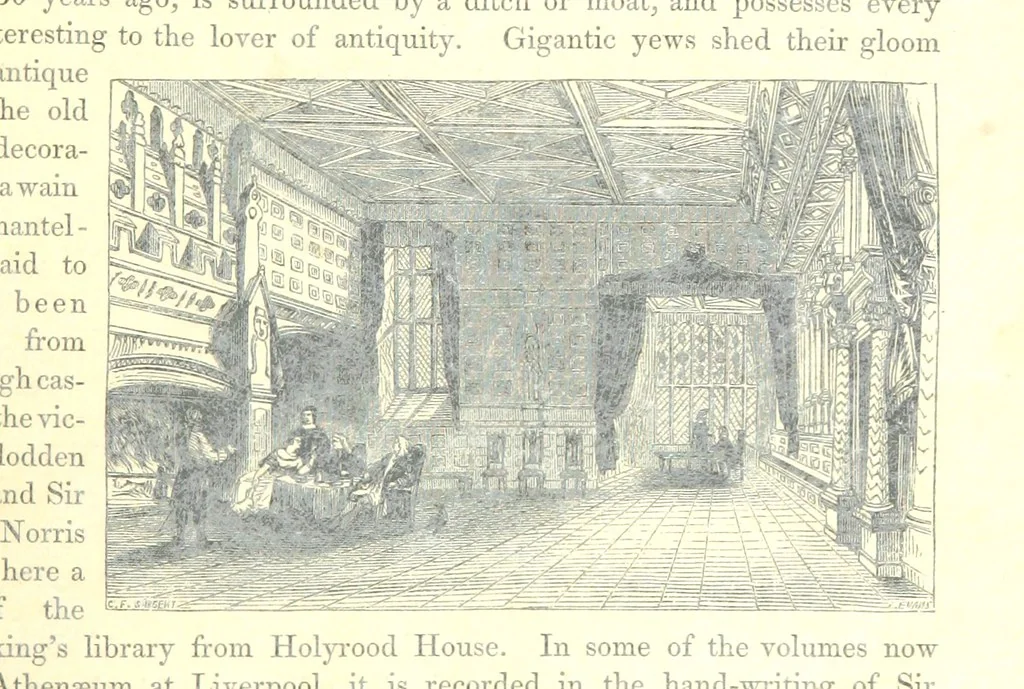 An illustration from The Pictorial History of the County of Lancaster, etc, 1844, leaf 147