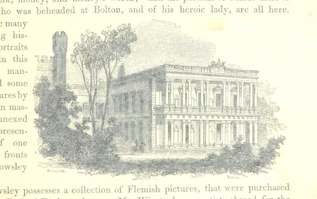 An illustration from The Pictorial History of the County of Lancaster, etc, 1844, leaf 153