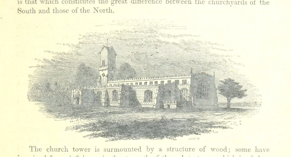 An illustration from The Pictorial History of the County of Lancaster, etc, 1844, leaf 177