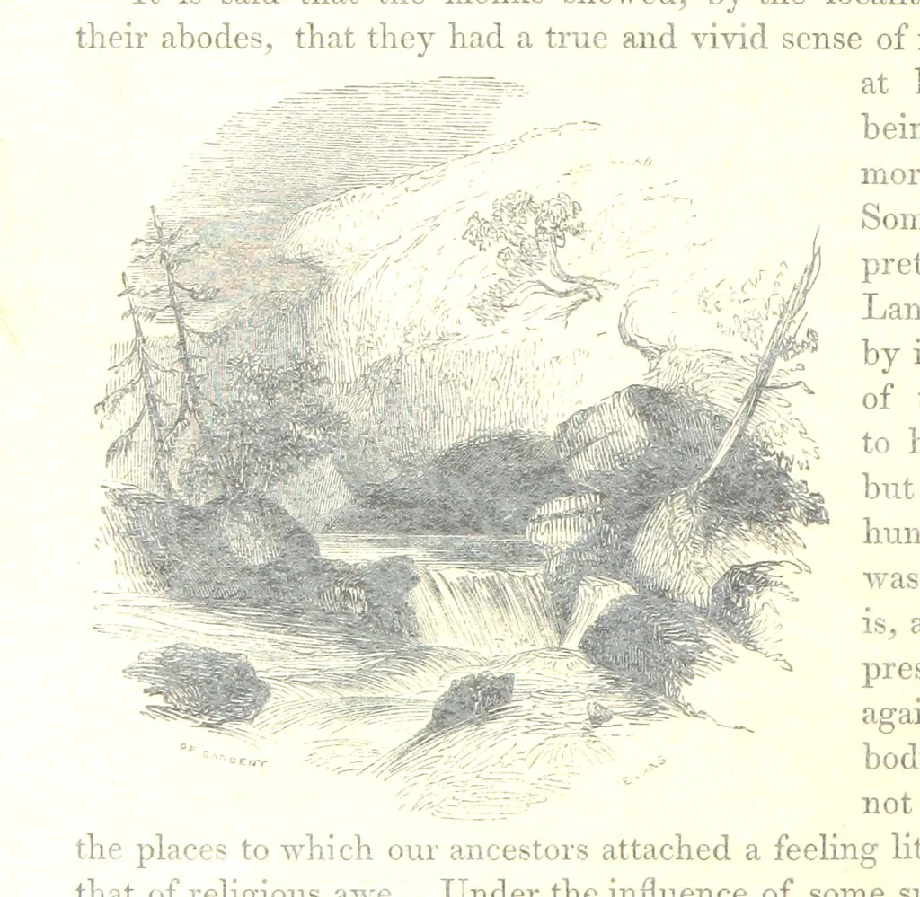 An illustration from The Pictorial History of the County of Lancaster, etc, 1844, leaf 182