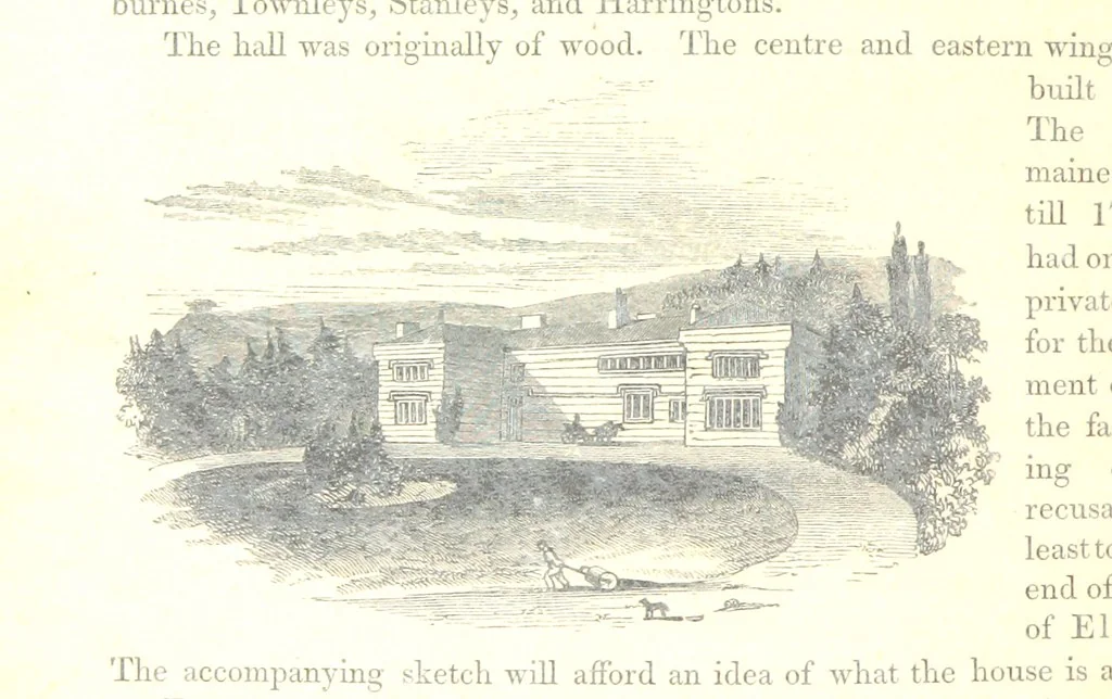 An illustration from The Pictorial History of the County of Lancaster, etc, 1844, leaf 198
