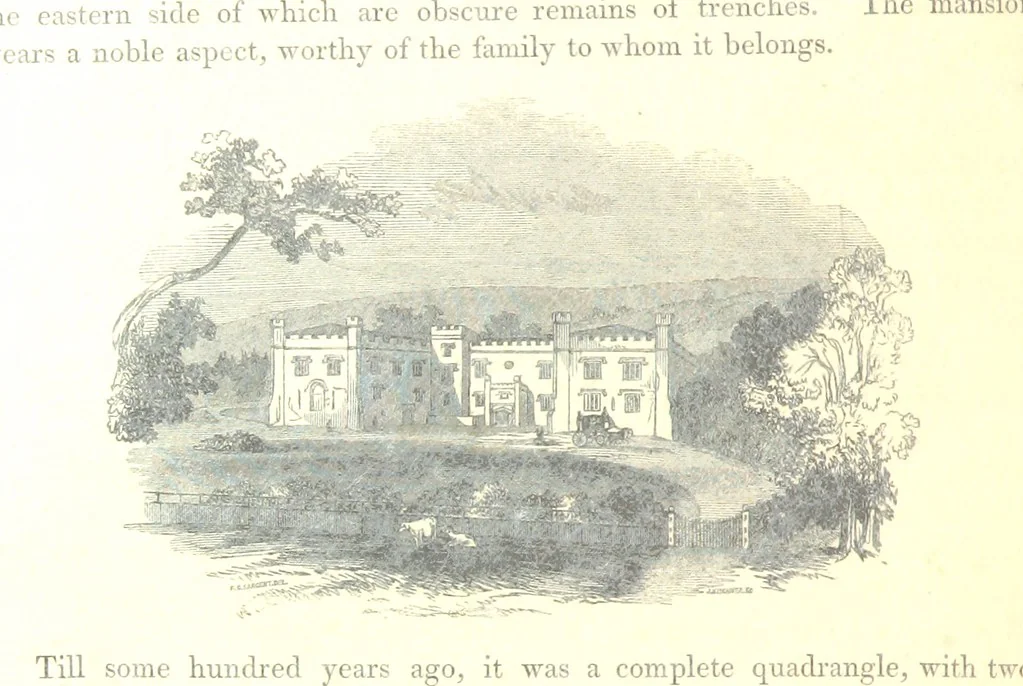 An illustration from The Pictorial History of the County of Lancaster, etc, 1844, leaf 200