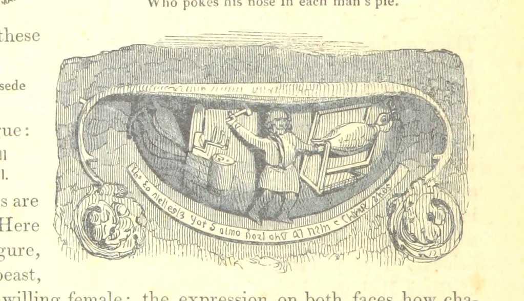 An illustration from The Pictorial History of the County of Lancaster, etc, 1844, leaf 212