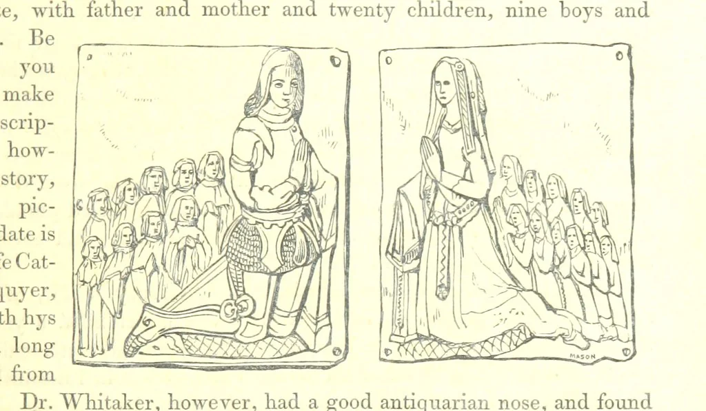 An illustration from The Pictorial History of the County of Lancaster, etc, 1844, leaf 213