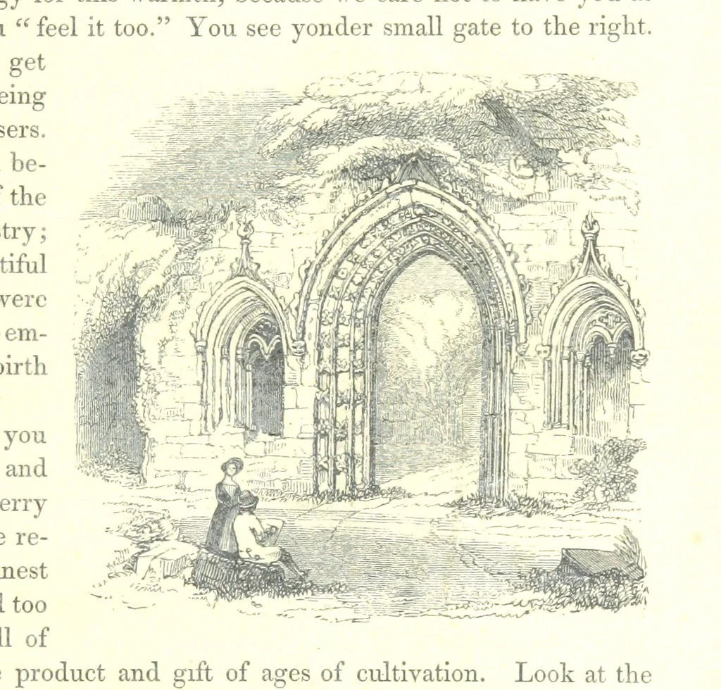 An illustration from The Pictorial History of the County of Lancaster, etc, 1844, leaf 217