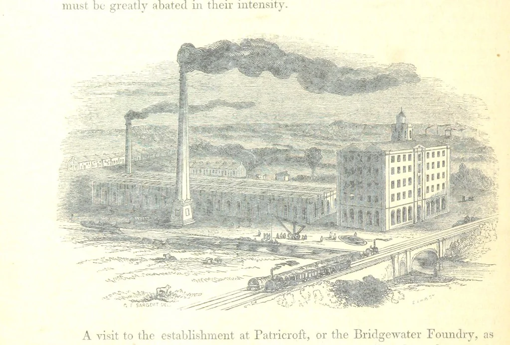 An illustration from The Pictorial History of the County of Lancaster, etc, 1844, leaf 22