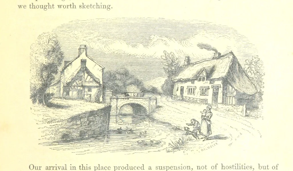 An illustration from The Pictorial History of the County of Lancaster, etc, 1844, leaf 227
