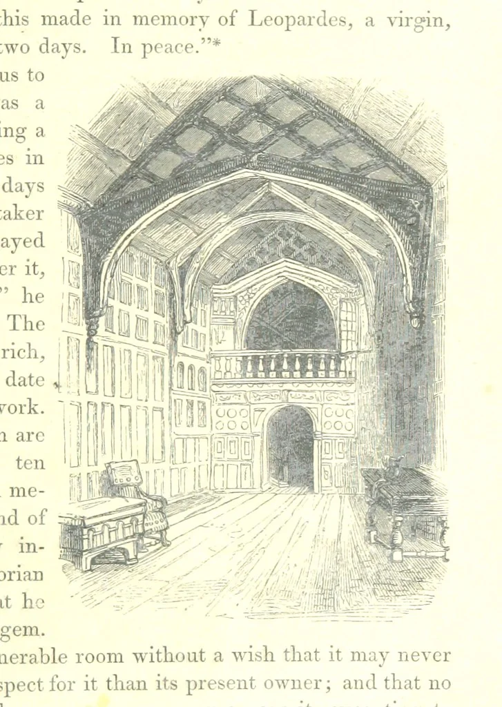 An illustration from The Pictorial History of the County of Lancaster, etc, 1844, leaf 233