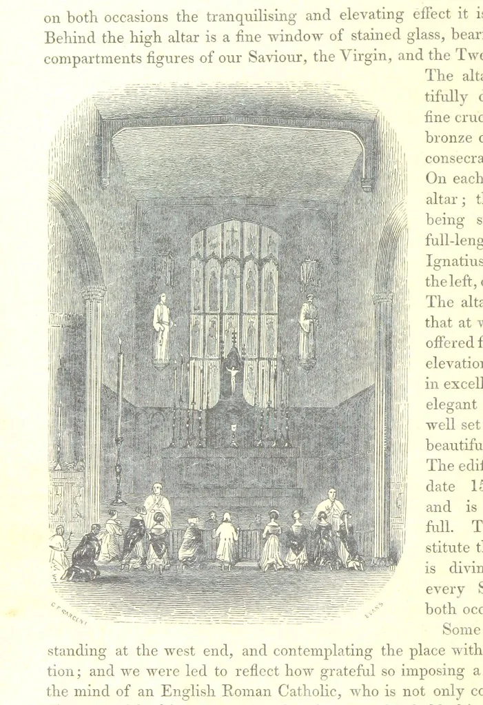 An illustration from The Pictorial History of the County of Lancaster, etc, 1844, leaf 242