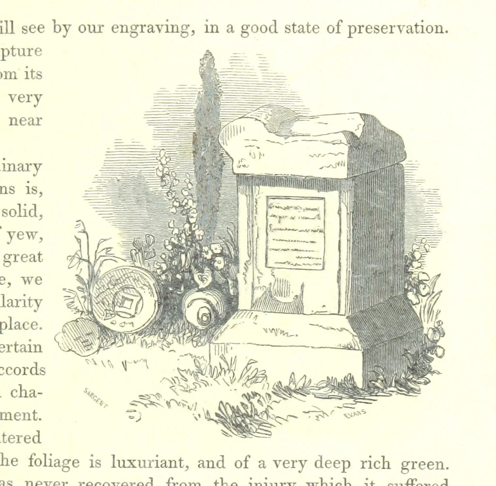 An illustration from The Pictorial History of the County of Lancaster, etc, 1844, leaf 245