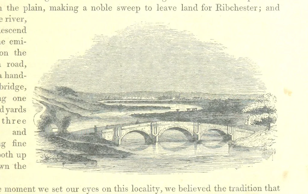 An illustration from The Pictorial History of the County of Lancaster, etc, 1844, leaf 247