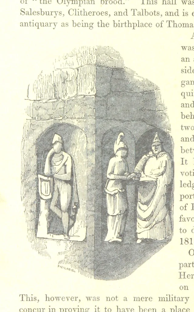 An illustration from The Pictorial History of the County of Lancaster, etc, 1844, leaf 248