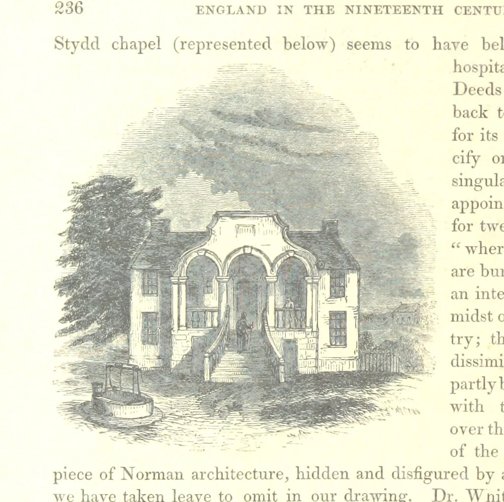 An illustration from The Pictorial History of the County of Lancaster, etc, 1844, leaf 250