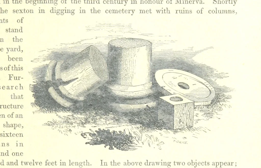 An illustration from The Pictorial History of the County of Lancaster, etc, 1844, leaf 253