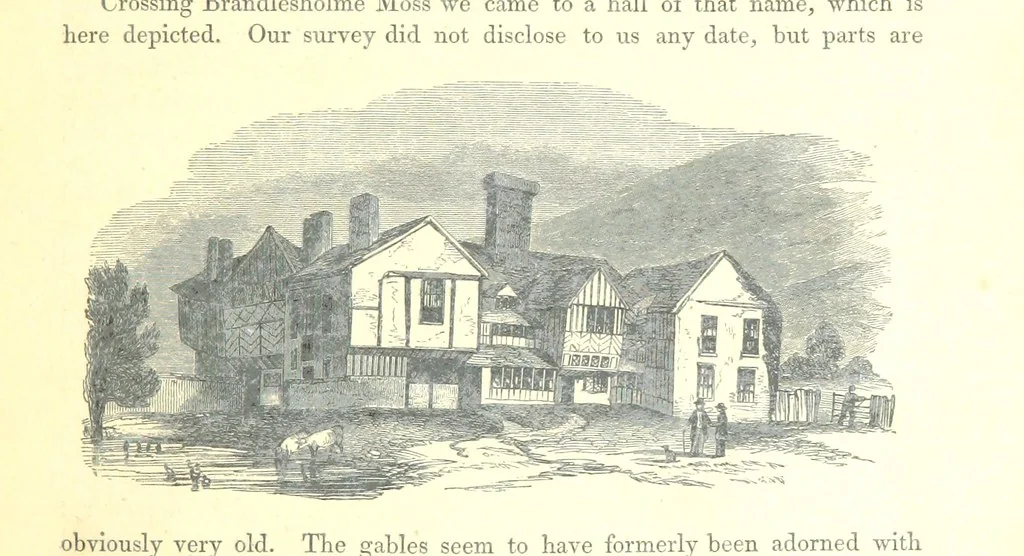 An illustration from The Pictorial History of the County of Lancaster, etc, 1844, leaf 261