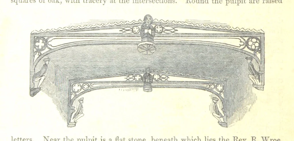 An illustration from The Pictorial History of the County of Lancaster, etc, 1844, leaf 272