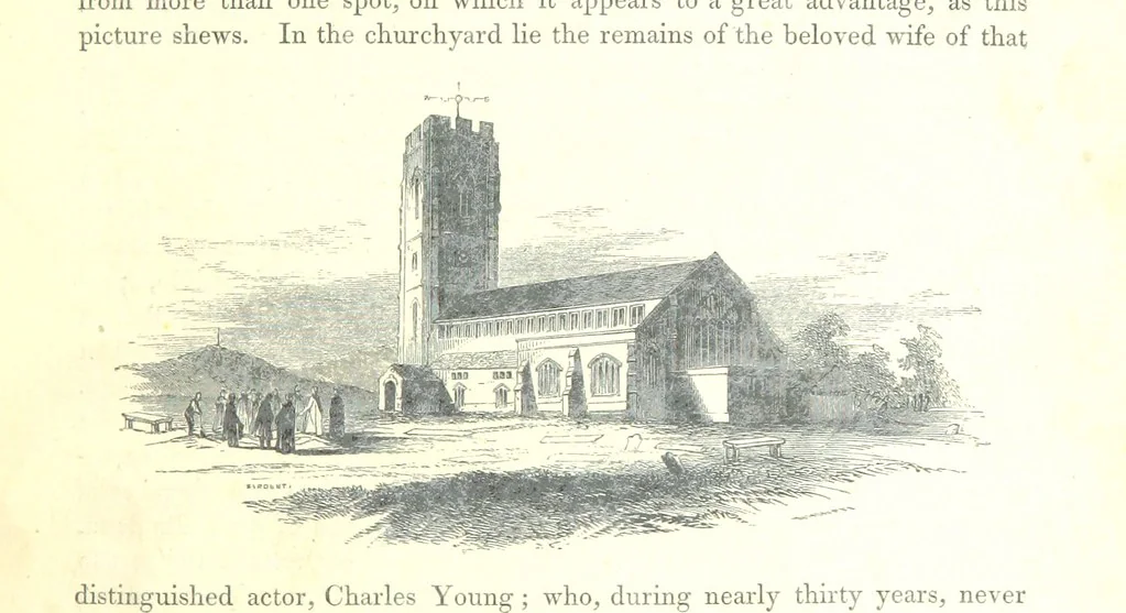 An illustration from The Pictorial History of the County of Lancaster, etc, 1844, leaf 275