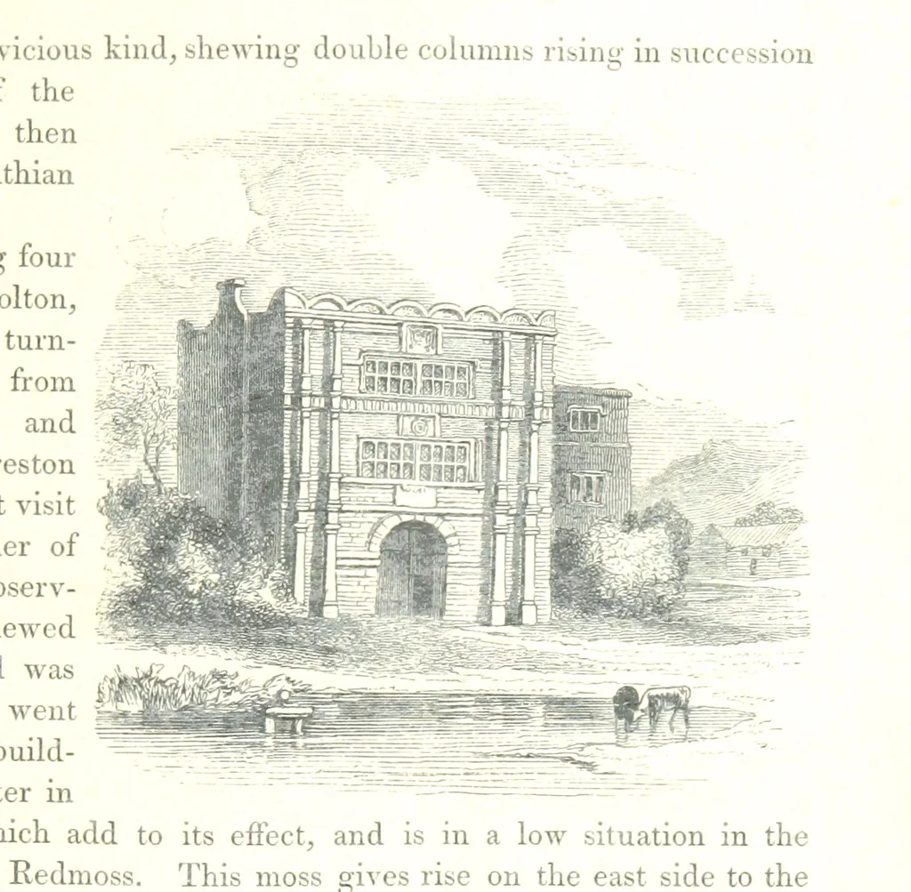 An illustration from The Pictorial History of the County of Lancaster, etc, 1844, leaf 289