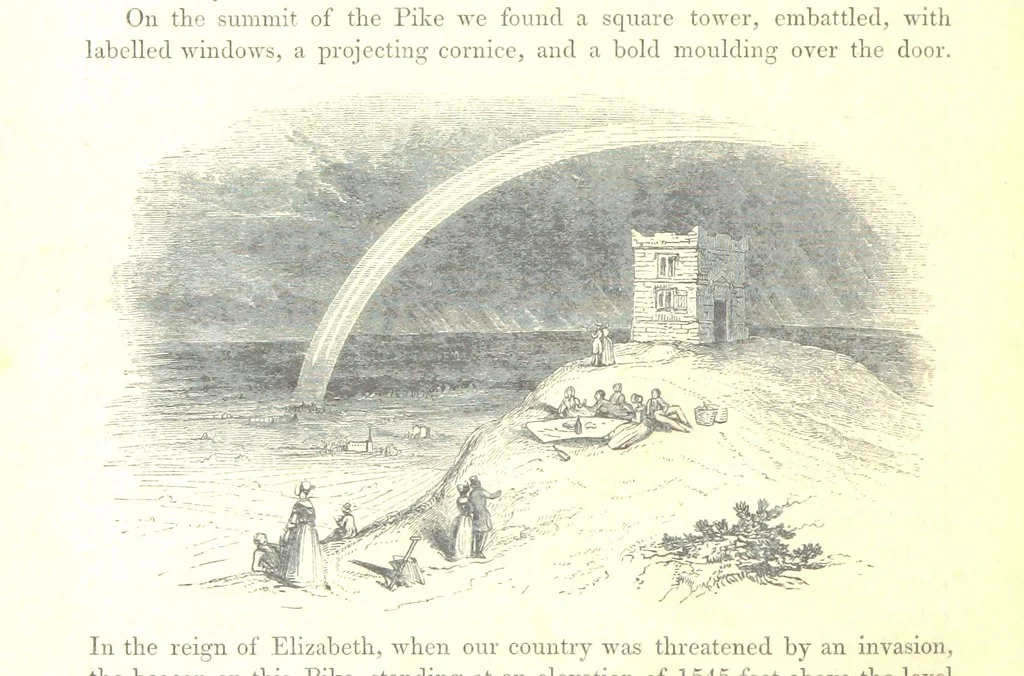 An illustration from The Pictorial History of the County of Lancaster, etc, 1844, leaf 294