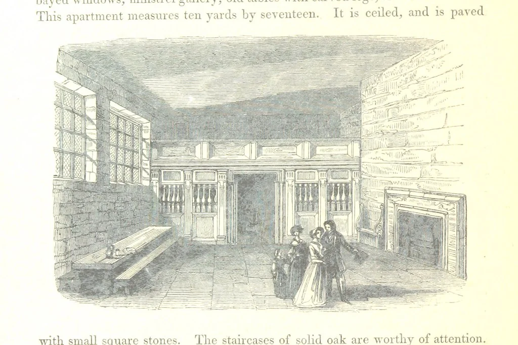 An illustration from The Pictorial History of the County of Lancaster, etc, 1844, leaf 298