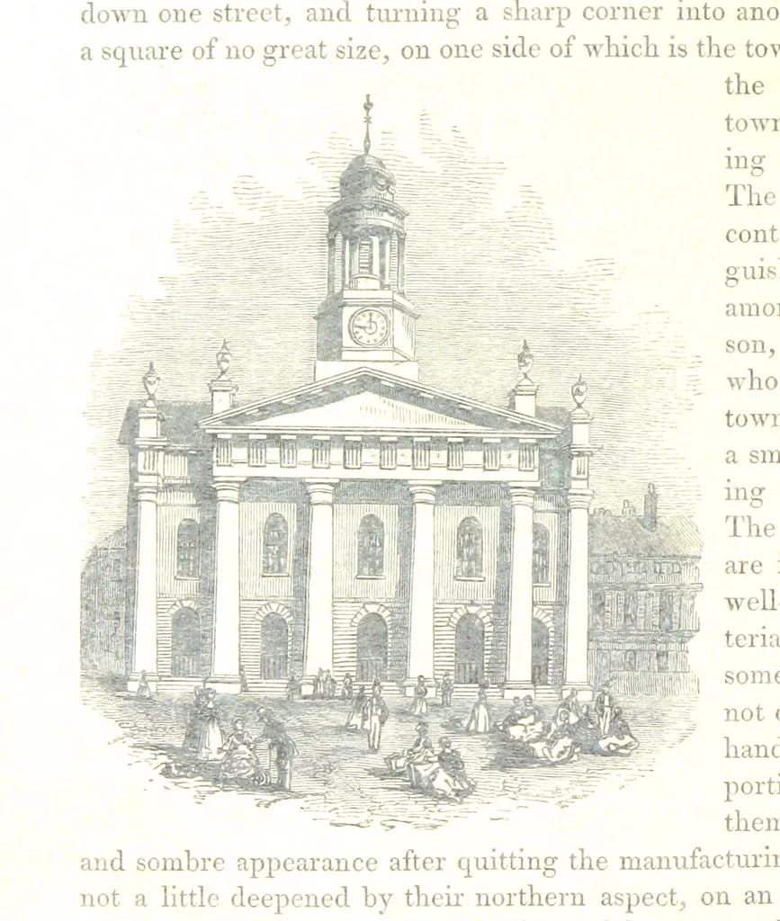 An illustration from The Pictorial History of the County of Lancaster, etc, 1844, leaf 314
