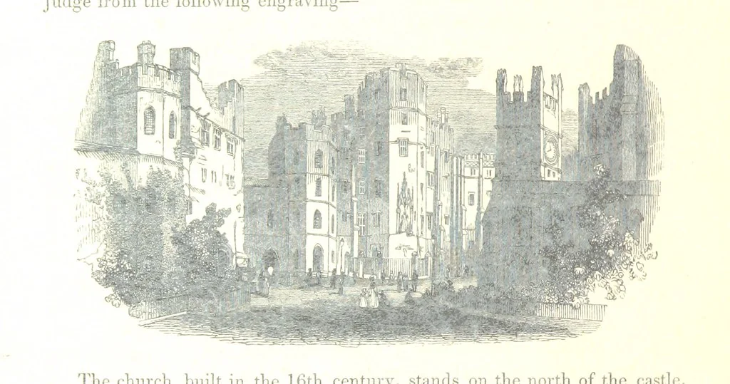 An illustration from The Pictorial History of the County of Lancaster, etc, 1844, leaf 316