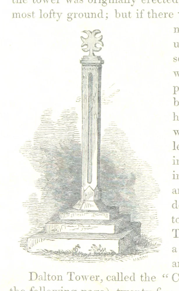 An illustration from The Pictorial History of the County of Lancaster, etc, 1844, leaf 338