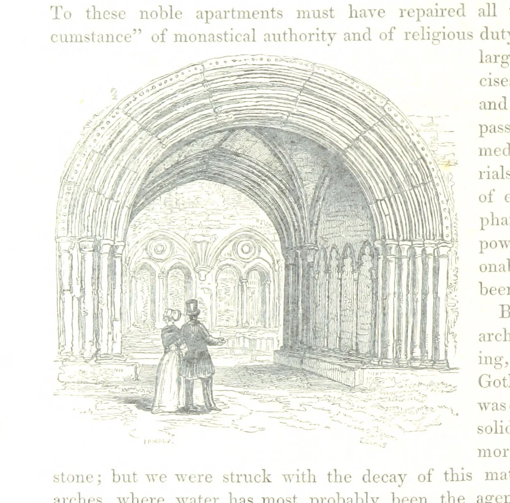 An illustration from The Pictorial History of the County of Lancaster, etc, 1844, leaf 342