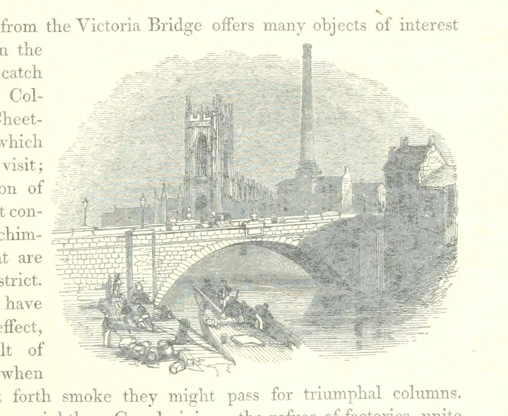 An illustration from The Pictorial History of the County of Lancaster, etc, 1844, leaf 47