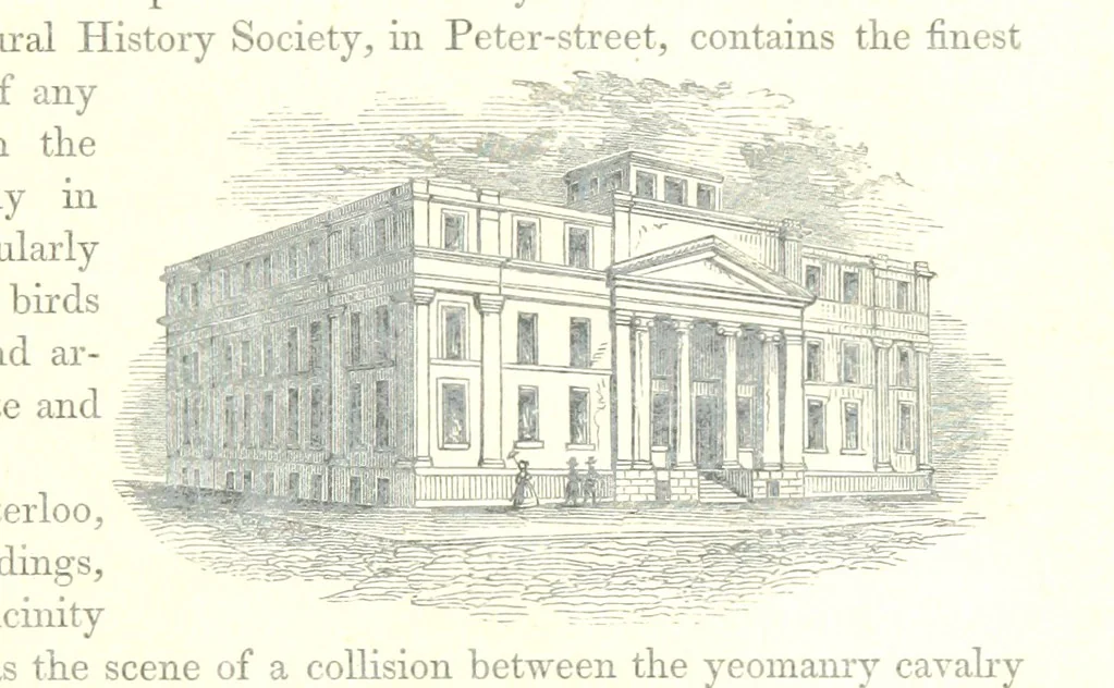 An illustration from The Pictorial History of the County of Lancaster, etc, 1844, leaf 51