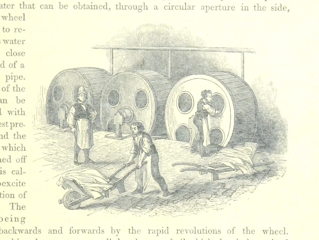 An illustration from The Pictorial History of the County of Lancaster, etc, 1844, leaf 65