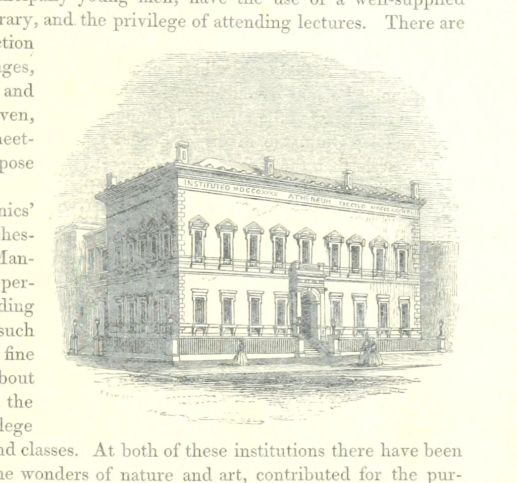 An illustration from The Pictorial History of the County of Lancaster, etc, 1844, leaf 85