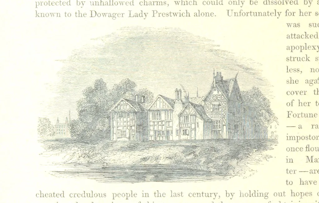 An illustration from The Pictorial History of the County of Lancaster, etc, 1844, leaf 88
