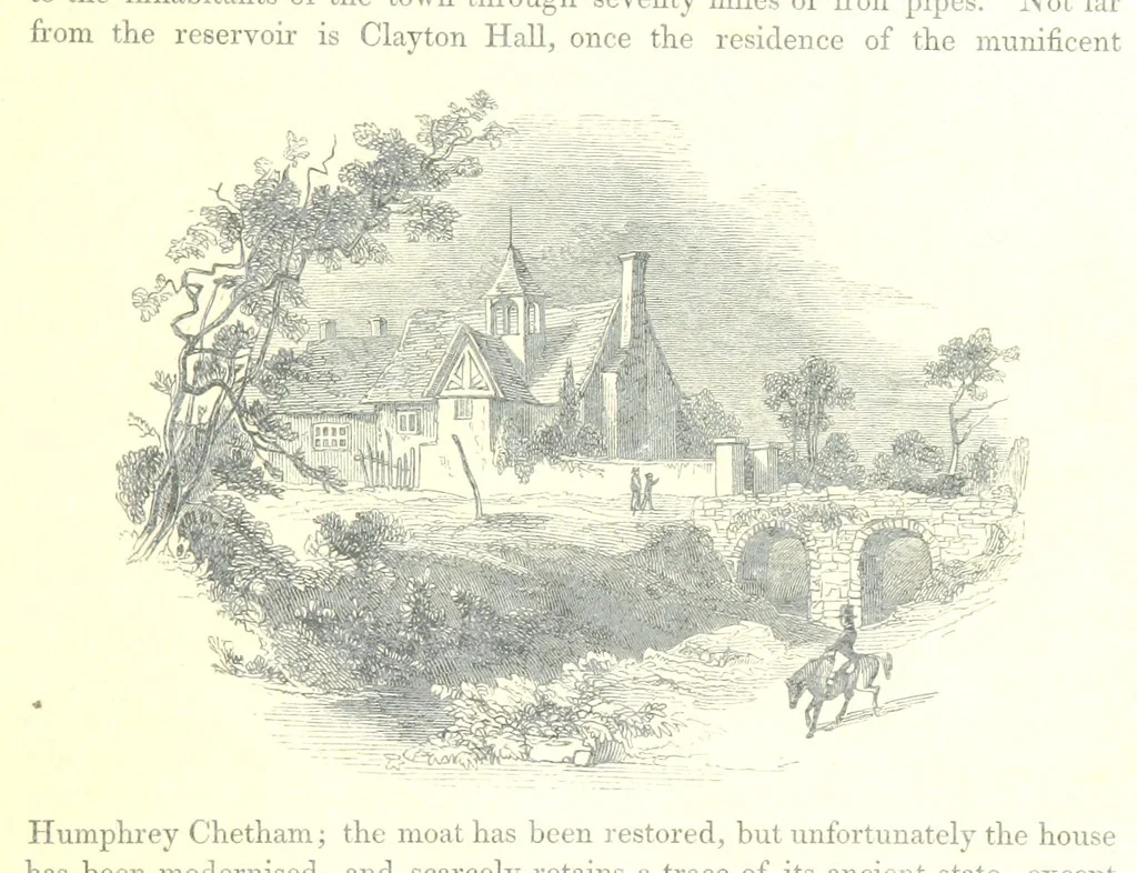 An illustration from The Pictorial History of the County of Lancaster, etc, 1844, leaf 89