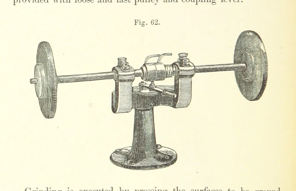 An illustration from A complete Treatise on the Electro-deposition of Metals ... Translated from the German of Dr. G. Langbein ... with additions by William T. Brannt ... Illustrated, etc, 1891, leaf 128