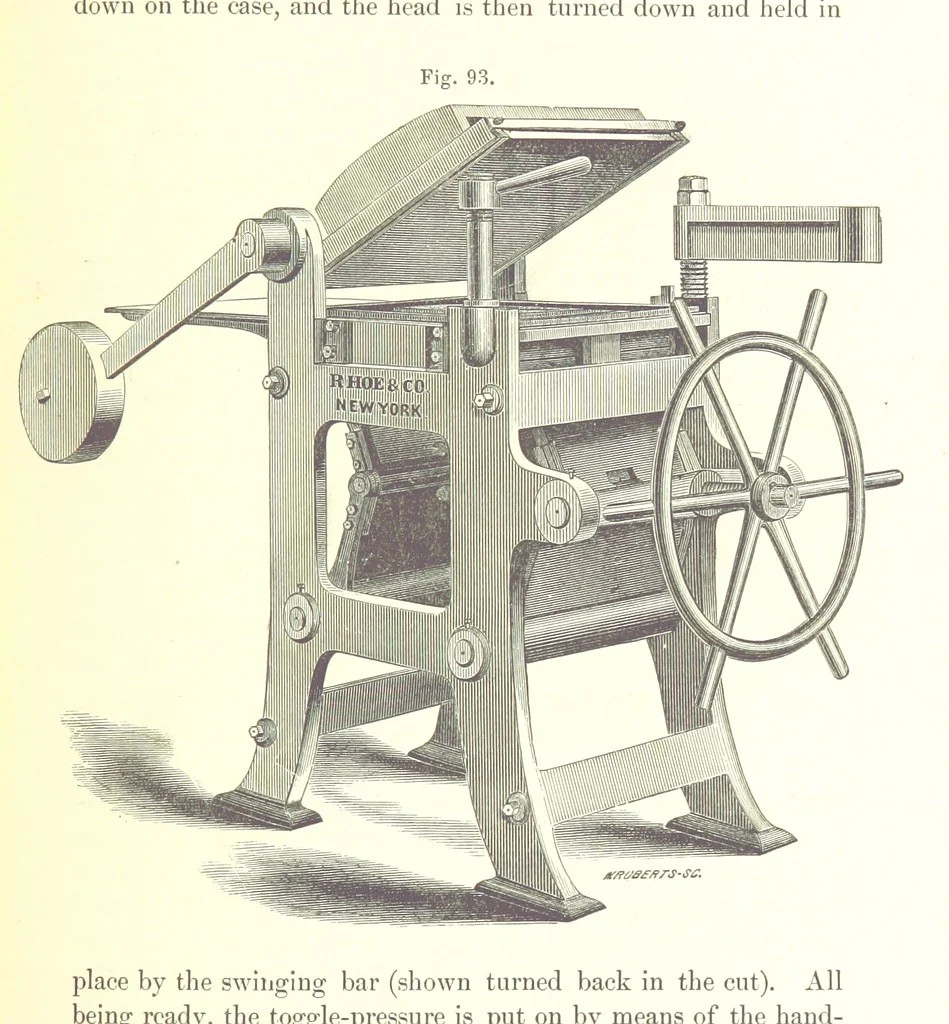An illustration from A complete Treatise on the Electro-deposition of Metals ... Translated from the German of Dr. G. Langbein ... with additions by William T. Brannt ... Illustrated, etc, 1891, leaf 305