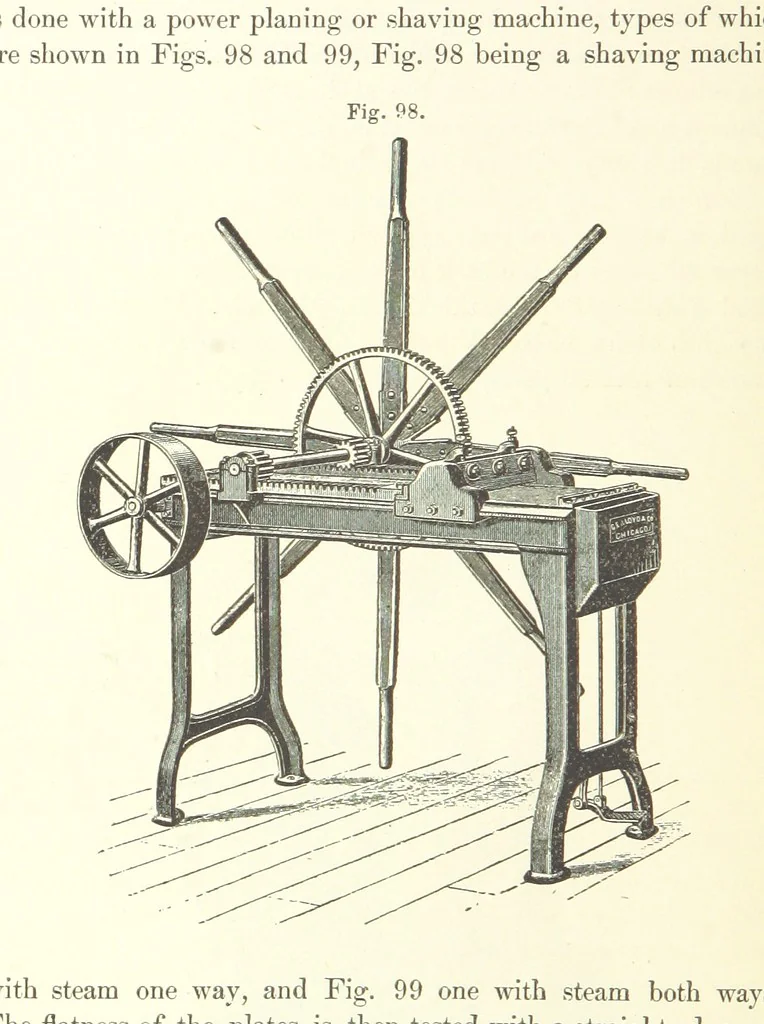 An illustration from A complete Treatise on the Electro-deposition of Metals ... Translated from the German of Dr. G. Langbein ... with additions by William T. Brannt ... Illustrated, etc, 1891, leaf 316
