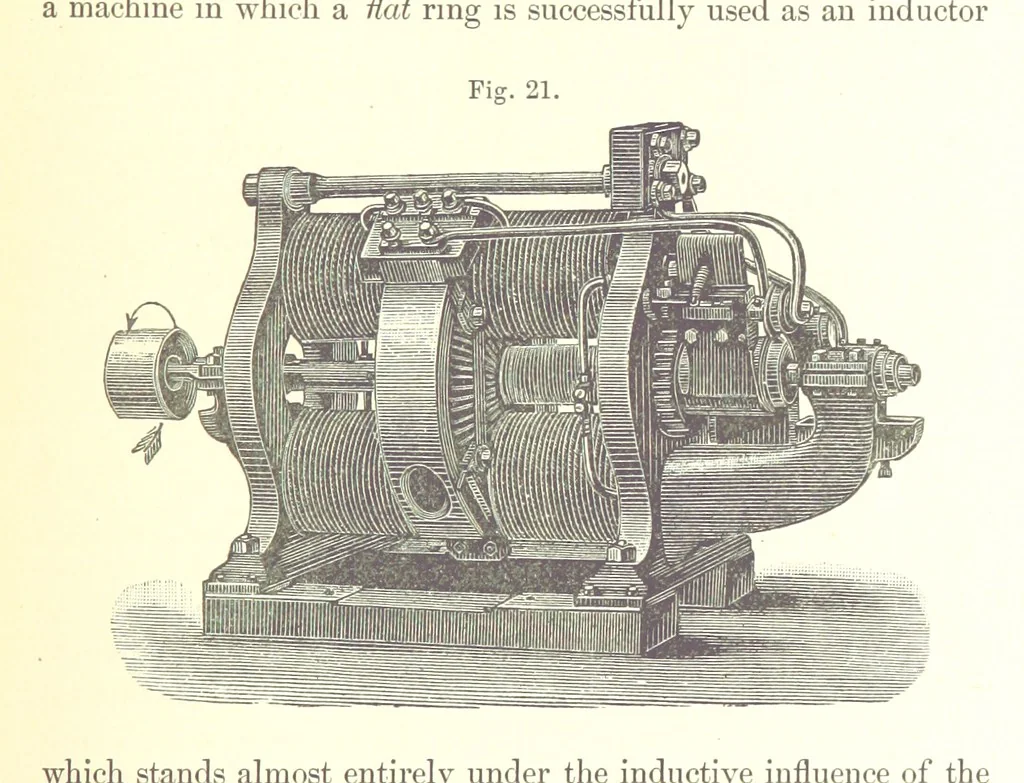 An illustration from A complete Treatise on the Electro-deposition of Metals ... Translated from the German of Dr. G. Langbein ... with additions by William T. Brannt ... Illustrated, etc, 1891, leaf 83