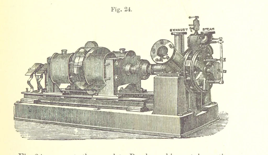 An illustration from A complete Treatise on the Electro-deposition of Metals ... Translated from the German of Dr. G. Langbein ... with additions by William T. Brannt ... Illustrated, etc, 1891, leaf 85