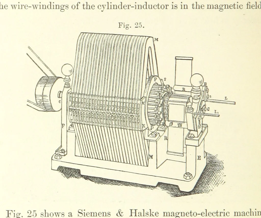 An illustration from A complete Treatise on the Electro-deposition of Metals ... Translated from the German of Dr. G. Langbein ... with additions by William T. Brannt ... Illustrated, etc, 1891, leaf 86