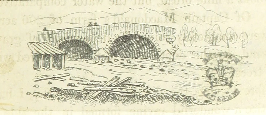 An illustration from An Account of the great Floods of August 1829, in the Province of Moray, and adjoining districts, 1830, leaf 297