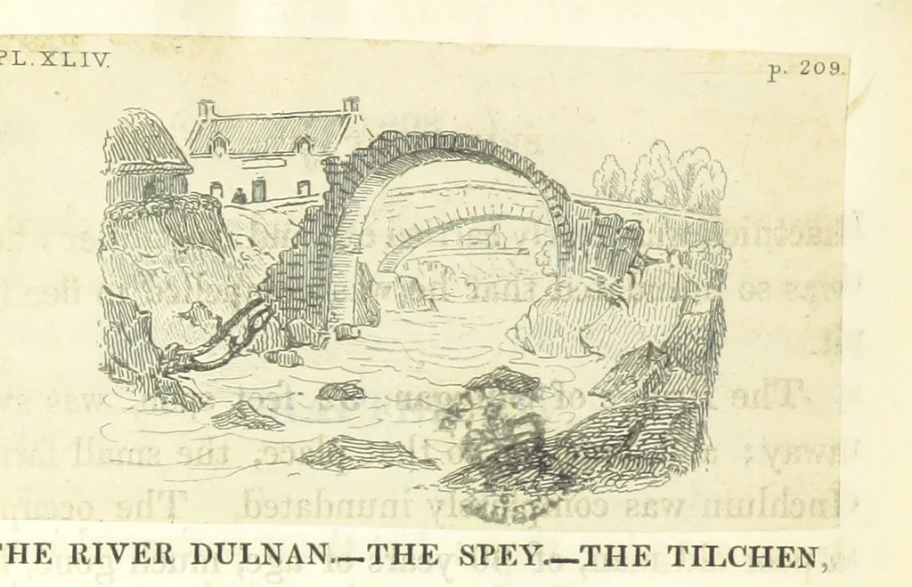 An illustration from An Account of the great Floods of August 1829, in the Province of Moray, and adjoining districts, 1830, leaf 298