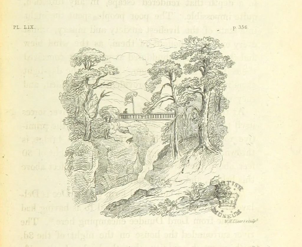 An illustration from An Account of the great Floods of August 1829, in the Province of Moray, and adjoining districts, 1830, leaf 469